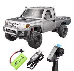 Машинка на радіокеруванні Toyota, масштаб 1:12, з підсвіткою, MN-82 Pro,сіра 9976(5) фото