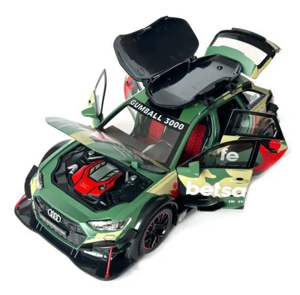 Машинка  Audi RS6 CUMBALL 3000 масштаб 1:24, колекційна  6089 фото