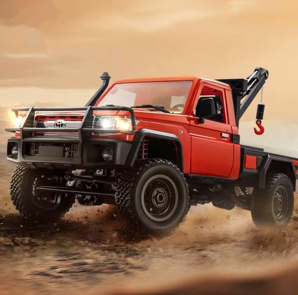 Машинка на радіокеруванні Toyota,з рухомою лебідкою, масштаб 1:12, MN-82, червона 9976(6) фото