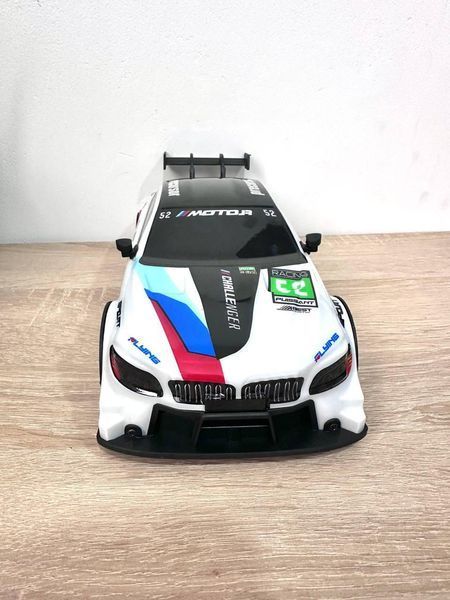 Машинка на радіокеруванні ,з підсвіткою, масштаб 1:16, для дрифту, white 3234 фото