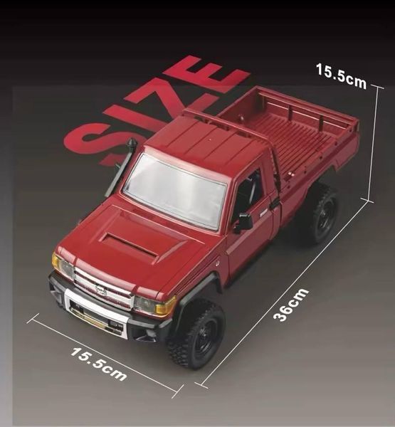 Машинка на радіокеруванні Toyota, масштаб 1:12, з підсвіткою, MN-82, з пониженою передачою,червона 9976 фото