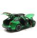 Машинка Audi R6 металева, колекційна, масштаб 1:24, зелена  6655 фото 3