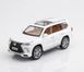 Машинка Lexus LX570 металева, масштаб 1:24, колекційна,біла 6063 фото 1