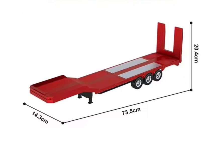 Фура на радіокеруванні Scania,масштаб 1:18,з підсвіткою та звуковим ефектом, червона 9095 фото